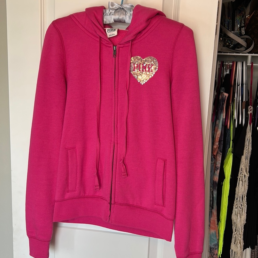 VINTAGE Victoria’s Secret PINK bling hoodie